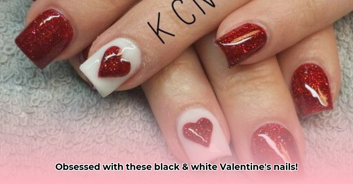 black-and-white-valentine-s-day-nails